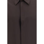 Brown Silk Shirt