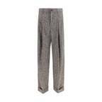 Brown Alpaca Vicugna Pacos Pants