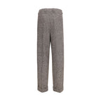 Brown Alpaca Vicugna Pacos Pants