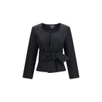 Black Wool Oves Aries Full-Length Jacket