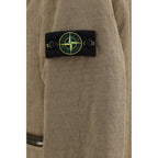 Brown Cotton Full-Length Jacket