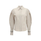 Beige Cotton Shirt
