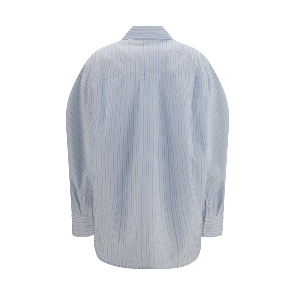 Blue Cotton Dress Shirt