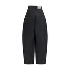 Black Cotton Casual Pants