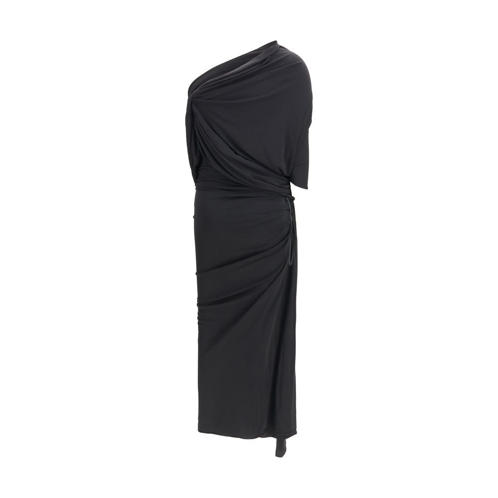 Black Viscose Cocktail Dress