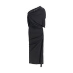 Black Viscose Cocktail Dress
