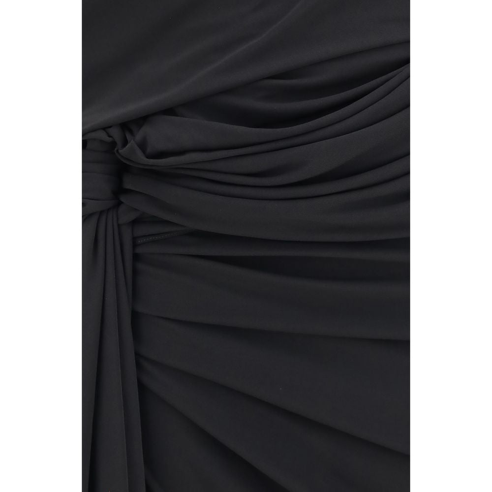 Black Viscose Cocktail Dress