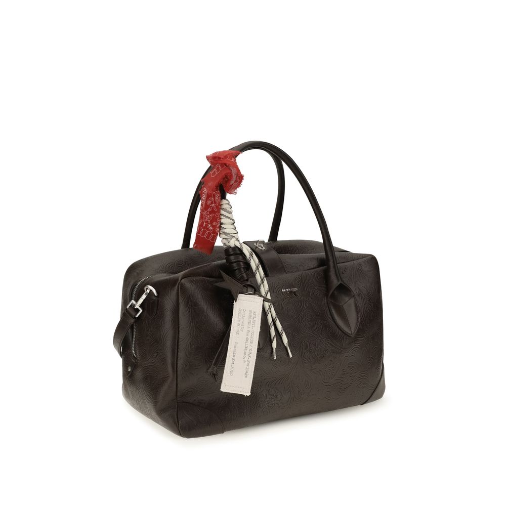 Brown Calf Leather Bos Taurus Handbag