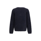 Blue Marabou Sweatshirt