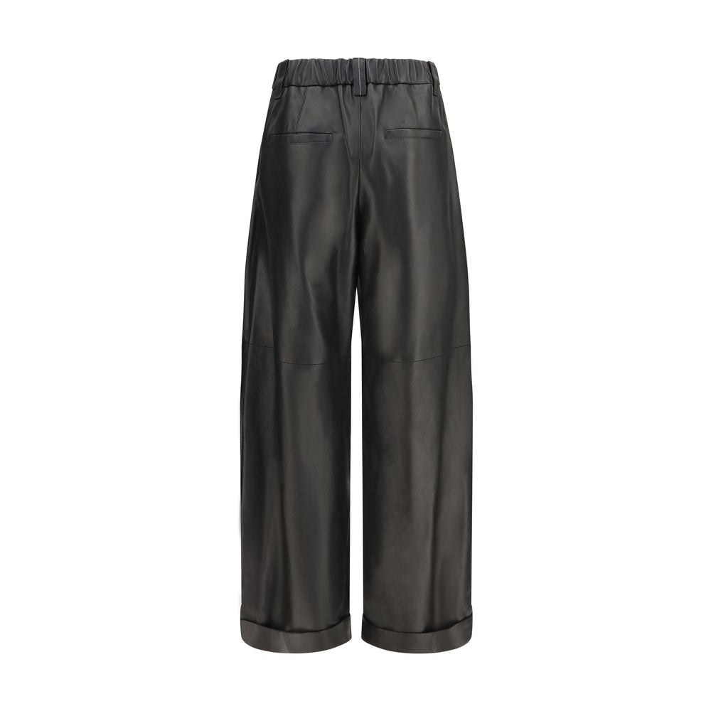 Black Leather Pants