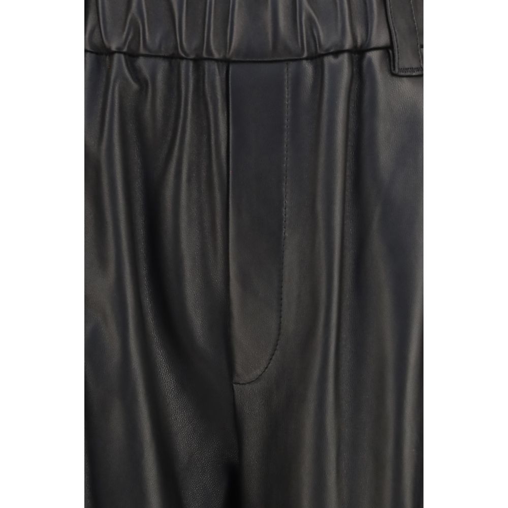 Black Leather Pants