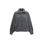 Gray Cashmere Cardigan