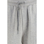 Gray Cashmere Casual Pants