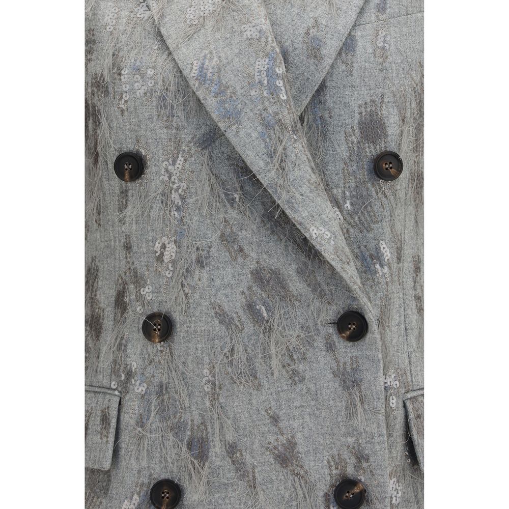 Gray Wool Oves Aries Sleeveless Jacket