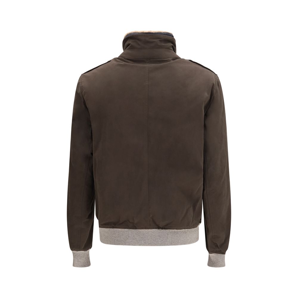 Brown Cotton Bomber