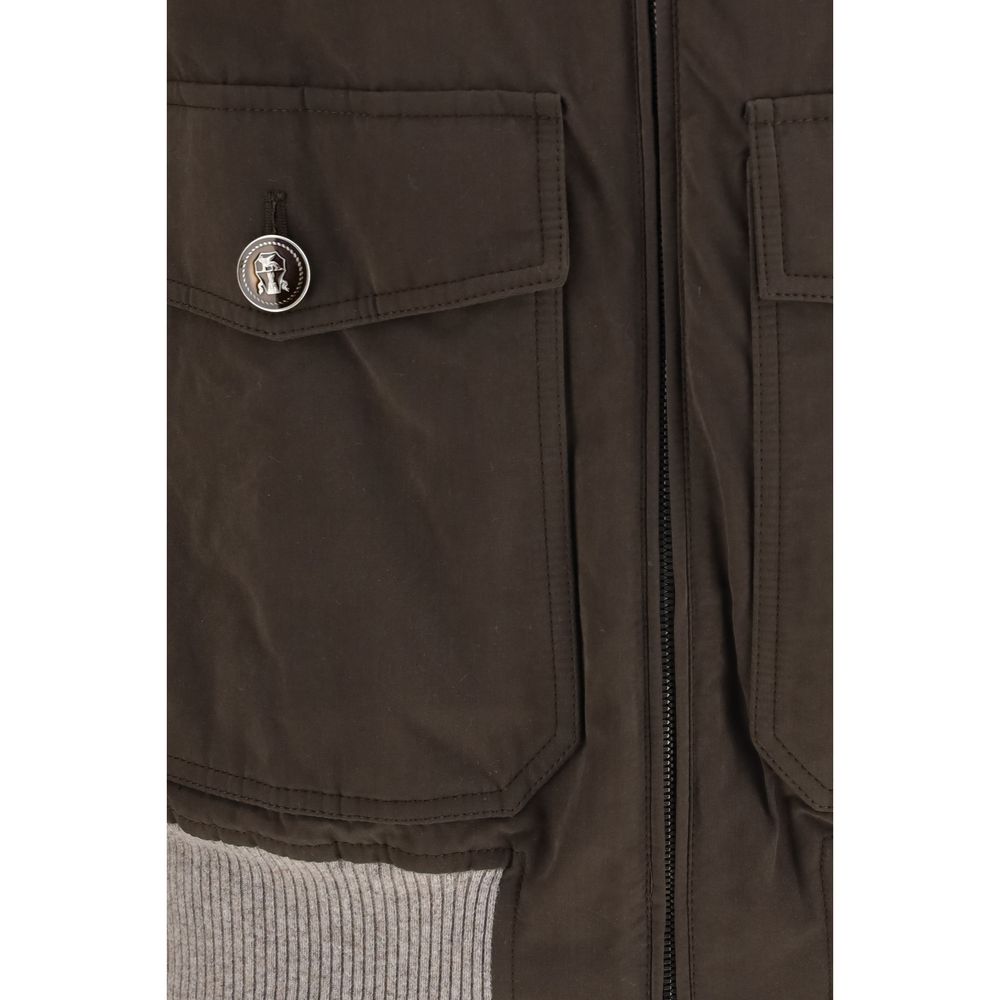 Brown Cotton Bomber