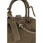 Army Calf Leather Bos Taurus Handbag