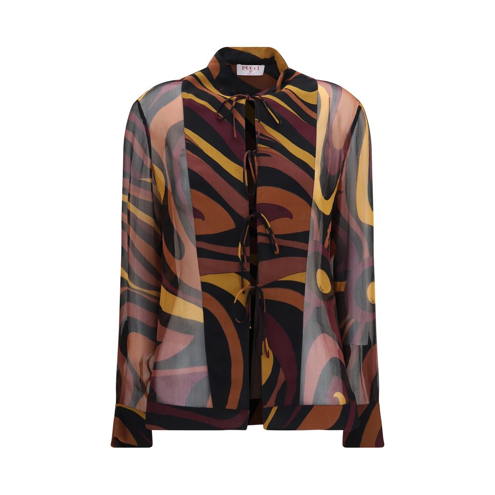 Multicolor Silk Pattern Shirt