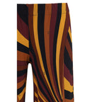 Multicolor Viscose Casual Pants