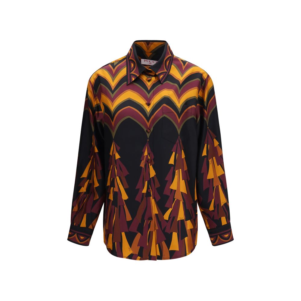 Multicolor Silk Pattern Shirt
