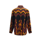 Multicolor Silk Pattern Shirt
