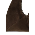 Brown Suede Leather Shoulder Bag