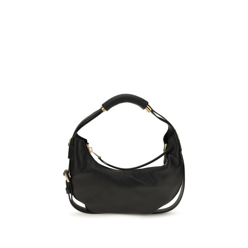 Black Calf Leather Bos Taurus Shoulder Bag