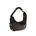 Black Calf Leather Bos Taurus Shoulder Bag