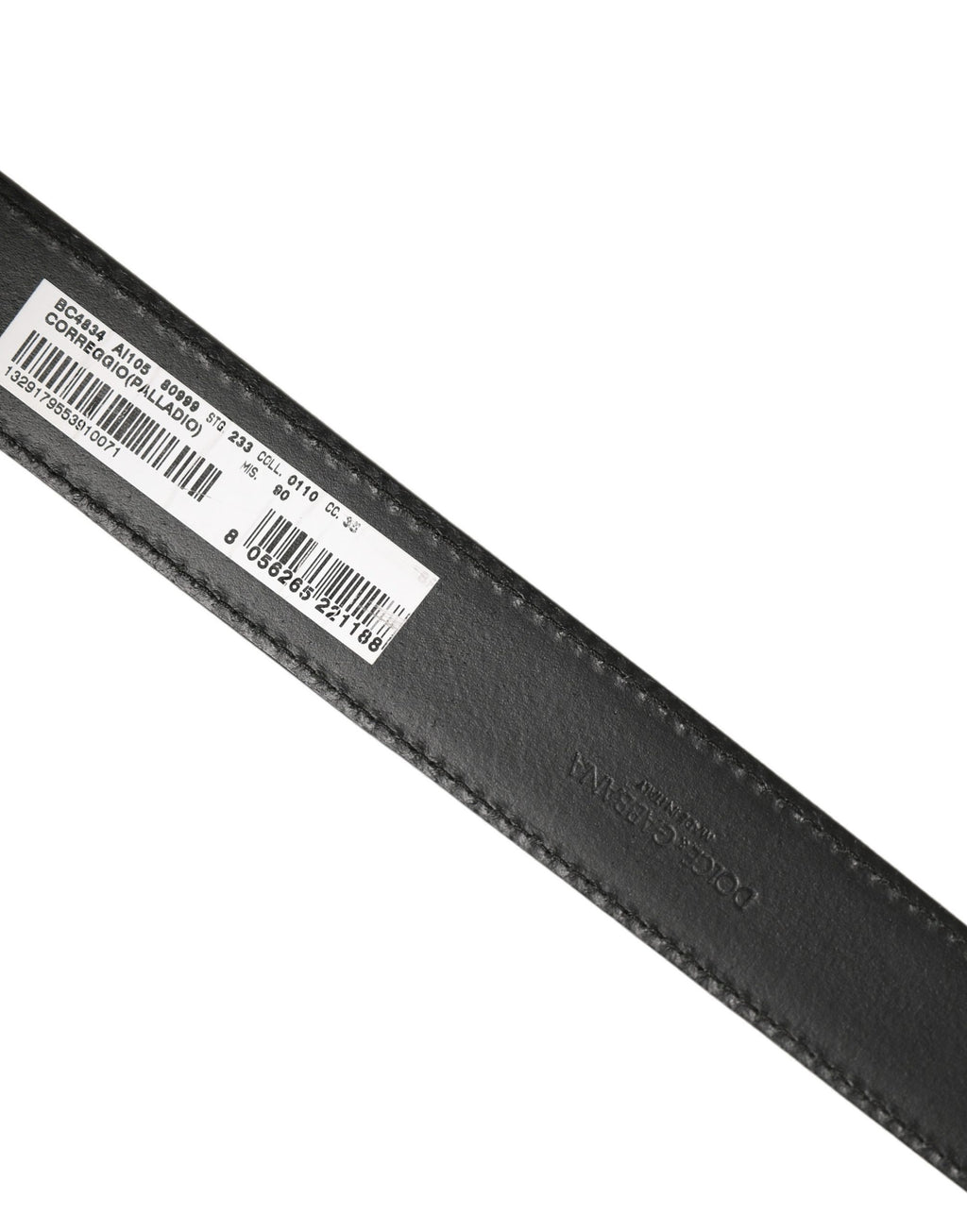 Black Classic Leather Gold Tone Buckle Belt