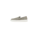 Green Leather Low Top Sneakers