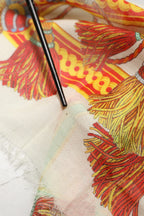Multicolor Carretto Print Modal Shawl Scarf