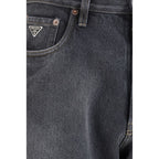 Black Cotton Relaxed Fit Jeans