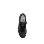 Black Calf Leather Bos Taurus Low Top Sneakers