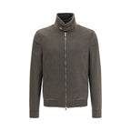 Gray Wool Oves Aries Full-Length Jacket