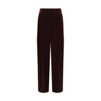 Bordeaux Viscose Dress Pants