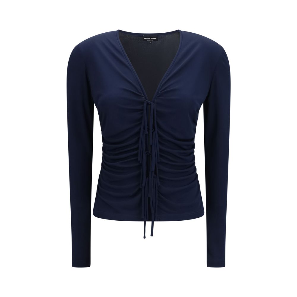 Blue Viscose Shirt