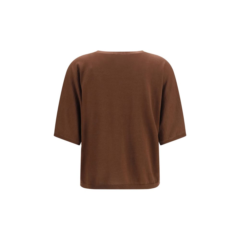 Brown Cashmere Sweatshirt