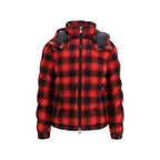 Red Cotton Full-Length Jacket