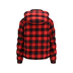 Red Cotton Full-Length Jacket