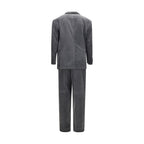 Gray Cotton Suit