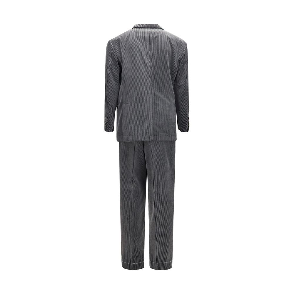 Gray Cotton Suit