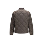 Bicolor Recycled Polyester Full-Length Jacket
