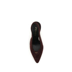 Bordeaux Calf Leather Bos Taurus High Heel Pumps