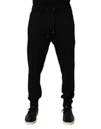 Black Cotton Jogger Men Sweatpants Pants