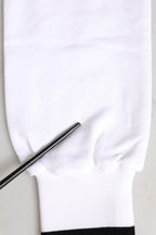 White Cotton DG Crew Neck Sweatshirt Sweater