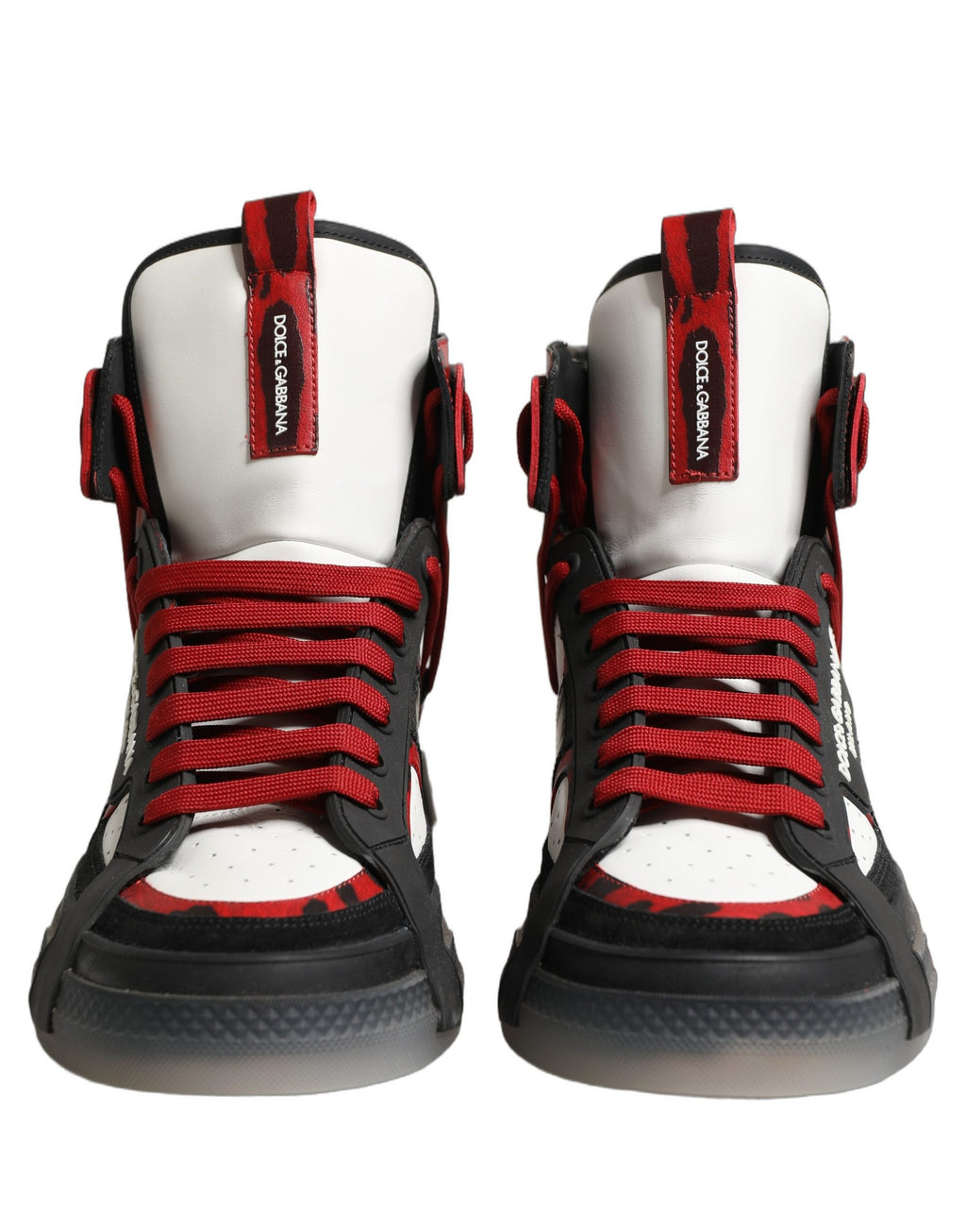 Multicolor Leather High Top Sneakers Shoes