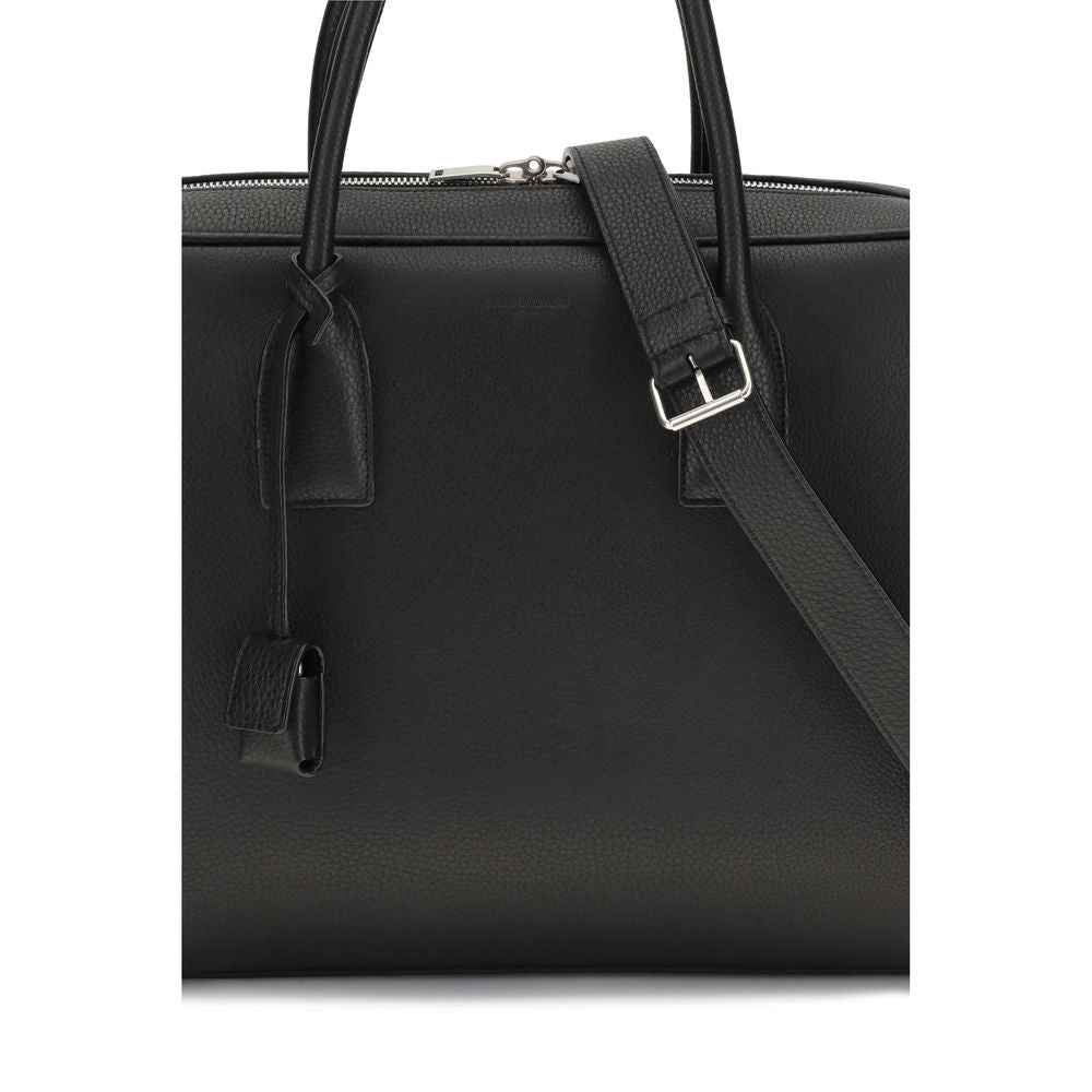 Black Calf Leather Bos Taurus Handbag