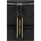 Black Polyester Backpack