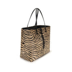 Beige Calf Leather Bos Taurus Shoulder Bag