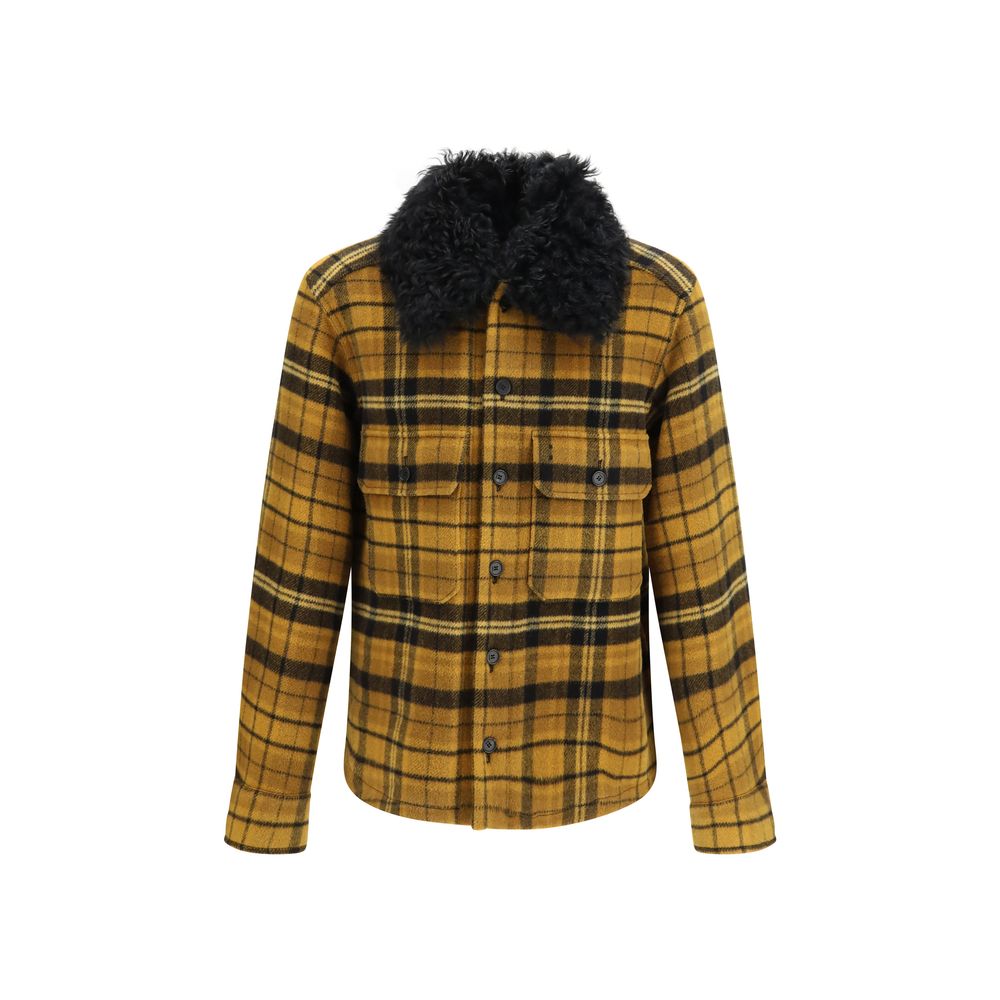 Multicolor Wool Oves Aries Full-Length Jacket